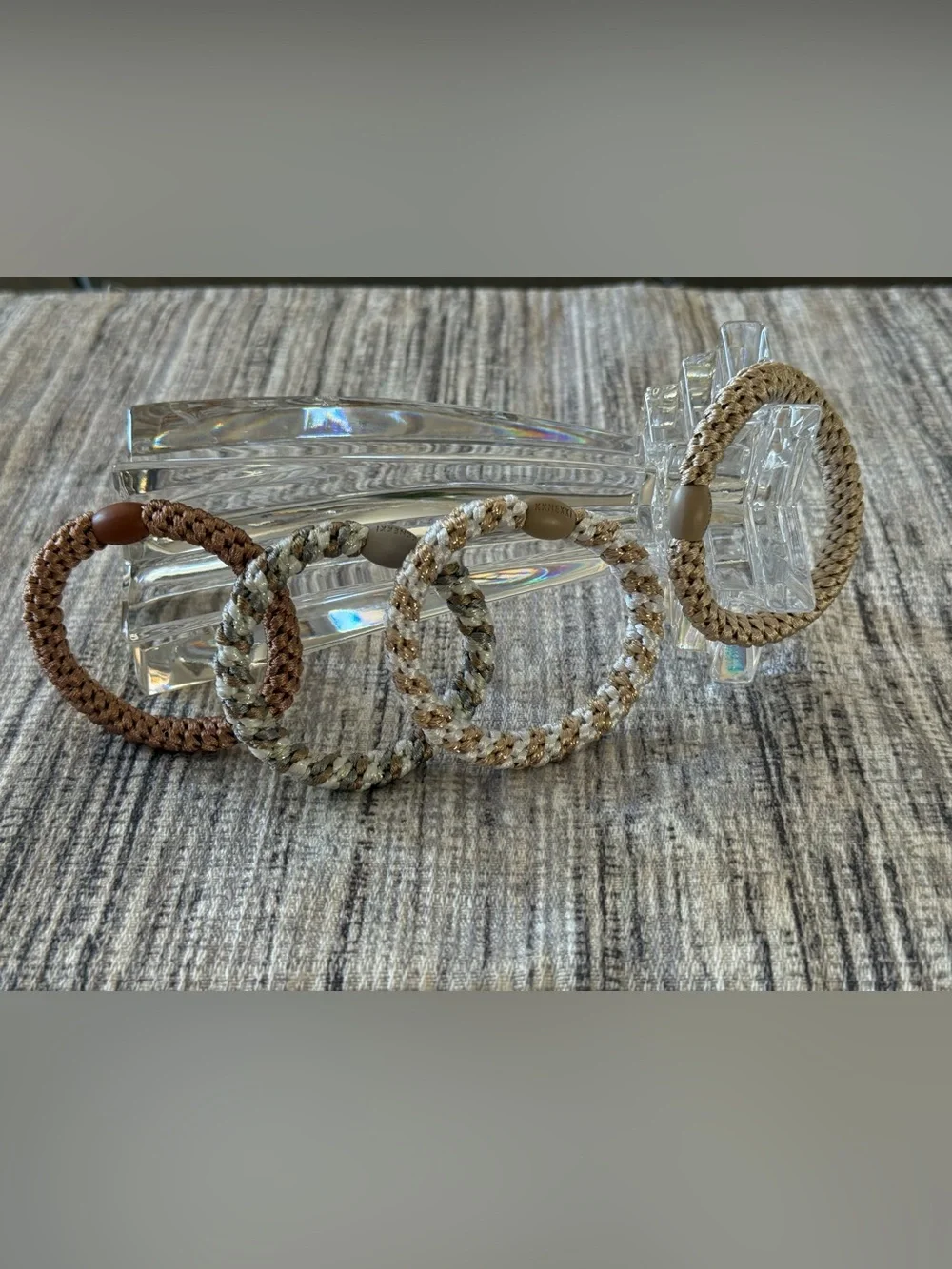 Authentic original KKNEKKI Hair Ties - Set of 4